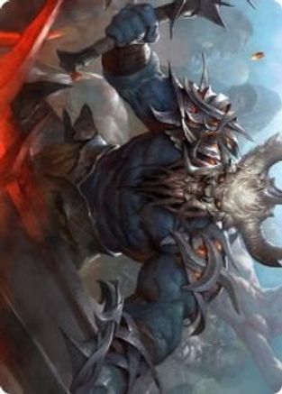 Frenzied Raider Art Card [Kaldheim Art Series]-1