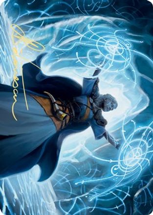 Frost Augur Art Card (Gold-Stamped Signature) [Kaldheim Art Series]-1