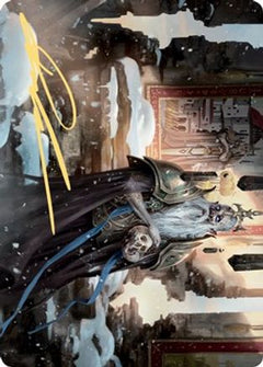 Narfi, Betrayer King Art Card (Gold-Stamped Signature) [Kaldheim Art Series]-1