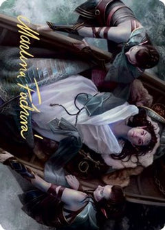 Return Upon the Tide Art Card (Gold-Stamped Signature) [Kaldheim Art Series]-1