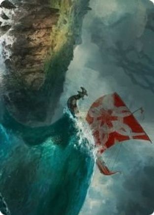 Run Ashore Art Card [Kaldheim Art Series]-1