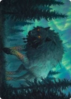 Sarulf, Realm Eater Art Card [Kaldheim Art Series]-1