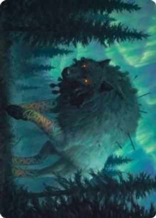 Sarulf, Realm Eater Art Card [Kaldheim Art Series]-1