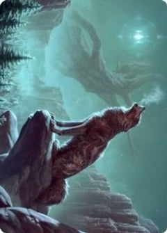 Sarulf's Packmate Art Card [Kaldheim Art Series]-1