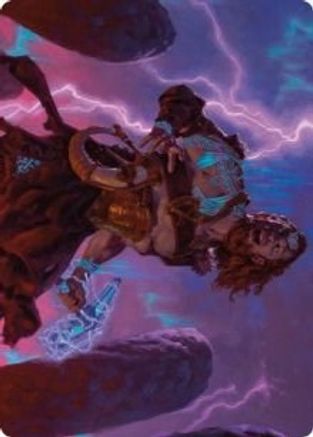 Toralf, God of Fury Art Card (ASKHM-039) - Art Series: Kaldheim-1