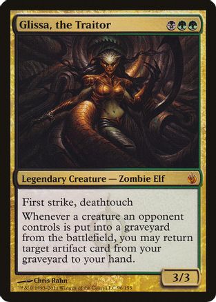 Glissa, the Traitor (Mirrodin Besieged) (OVER-096) - Oversize Cards-1