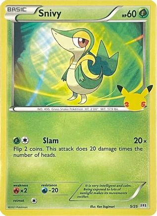 Snivy (5/25) [McDonald's 25th Anniversary]-1