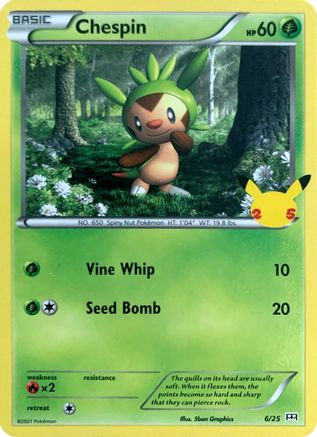 Chespin (6/25) [McDonald's 25th Anniversary]-1