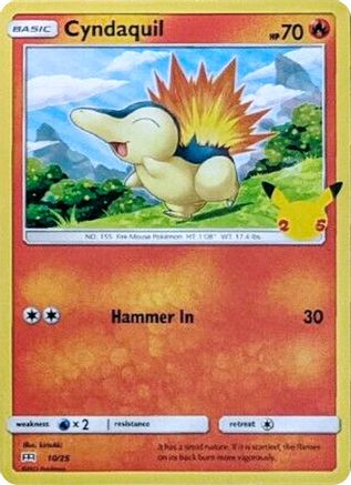 Cyndaquil (10/25) [McDonald's 25th Anniversary]-1