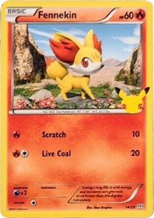 Fennekin (14/25) [McDonald's 25th Anniversary]-1