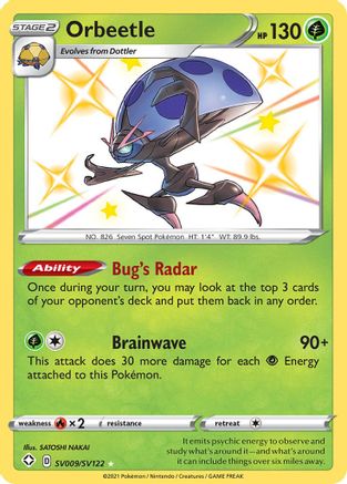 Orbeetle (SV009/SV122) [Sword & Shield: Shining Fates]-1