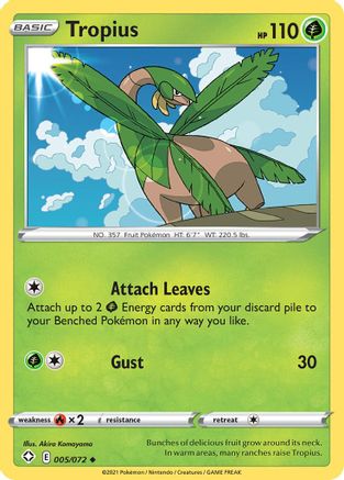Tropius (005/072) [Sword & Shield: Shining Fates]-1