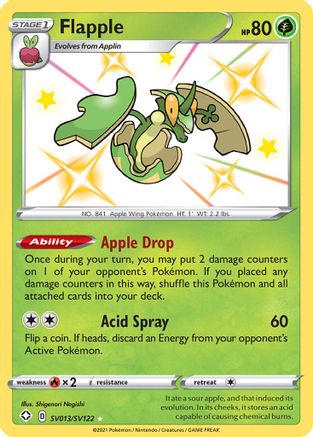 Flapple (SV013/SV122) [Sword & Shield: Shining Fates]-1
