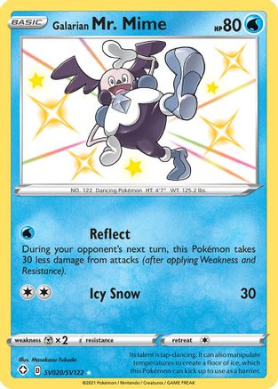 Galarian Mr. Mime (SV020/SV122) [Sword & Shield: Shining Fates]-1