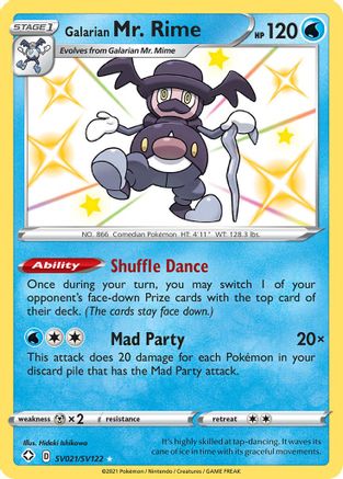 Galarian Mr. Rime (SV021/SV122) [Sword & Shield: Shining Fates]-1