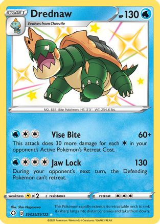 Drednaw (SV029/SV122) [Sword & Shield: Shining Fates]-1