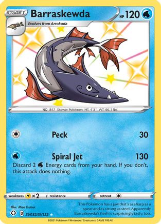 Barraskewda (SV032/SV122) [Sword & Shield: Shining Fates]-1