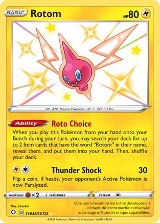 Rotom (SV038/SV122) [Sword & Shield: Shining Fates]-1