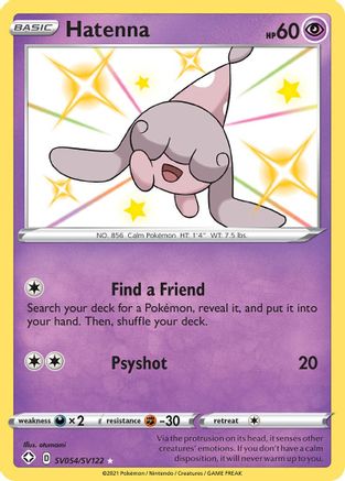 Hatenna (SV054/SV122) [Sword & Shield: Shining Fates]-1