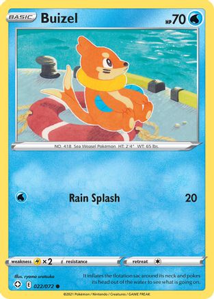 Buizel (022/072) [Sword & Shield: Shining Fates]-1