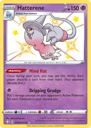 Hatterene (SV056/SV122) [Sword & Shield: Shining Fates]-1