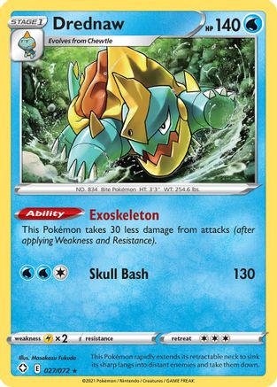 Drednaw (027/072) [Sword & Shield: Shining Fates]-1