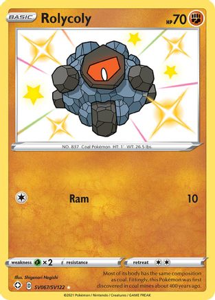 Rolycoly (SV067/SV122) [Sword & Shield: Shining Fates]-1