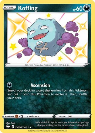 Koffing (SV076/SV122) [Sword & Shield: Shining Fates]-1