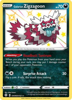 Galarian Zigzagoon (SV078/SV122) [Sword & Shield: Shining Fates]-1