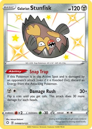 Galarian Stunfisk (SV088/SV122) [Sword & Shield: Shining Fates]-1