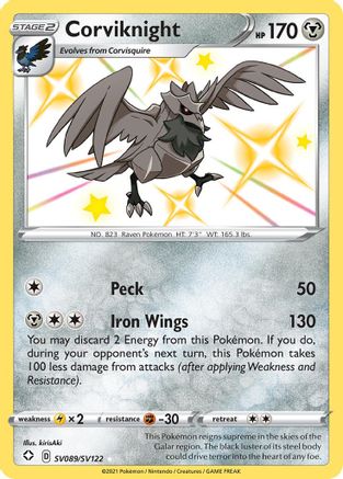 Corviknight (SV089/SV122) [Sword & Shield: Shining Fates]-1