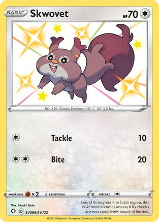 Skwovet (SV099/SV122) [Sword & Shield: Shining Fates]-1