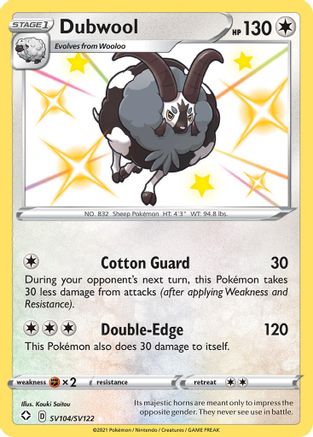 Dubwool (SV104/SV122) [Sword & Shield: Shining Fates]-1