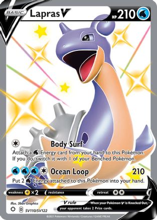 Lapras V (SV110/SV122) [Sword & Shield: Shining Fates]-1