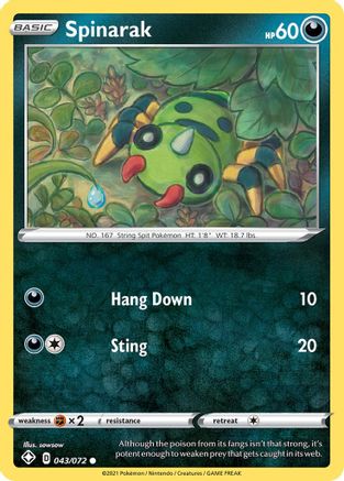 Spinarak (043/072) [Sword & Shield: Shining Fates]-1