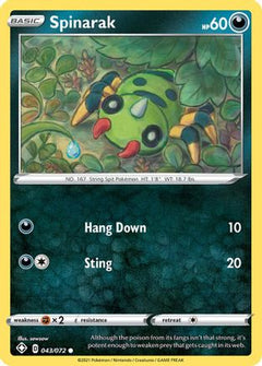 Spinarak (043/072) [Sword & Shield: Shining Fates]-1
