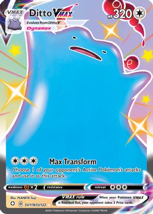 Ditto VMAX (SV119/SV122) [Sword & Shield: Shining Fates]-1