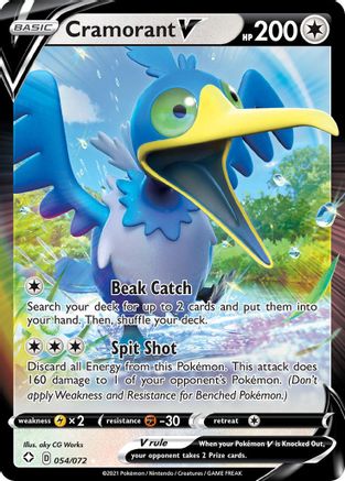 Cramorant V (054/072) [Sword & Shield: Shining Fates]-1