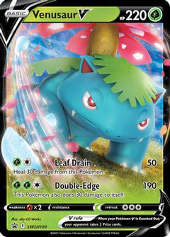 Venusaur V (SWSH100) [Sword & Shield: Black Star Promos]-1