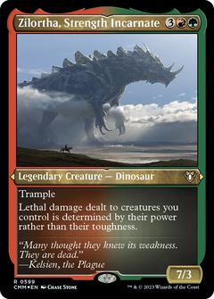 Zilortha, Strength Incarnate (Foil Etched) [Commander Masters]-1