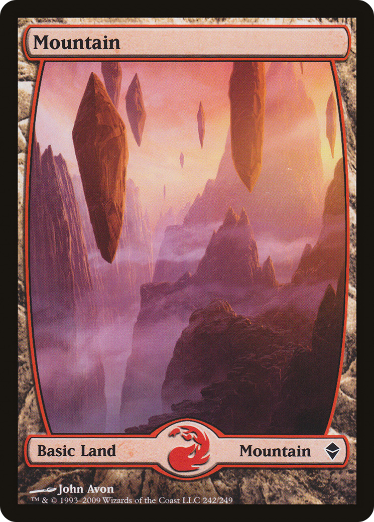 Mountain (242) [Zendikar]-1