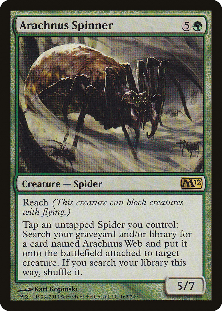 Arachnus Spinner [Magic 2012]-1