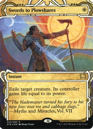 Swords to Plowshares (Foil Etched) [Strixhaven: School of Mages Mystical Archive]-1