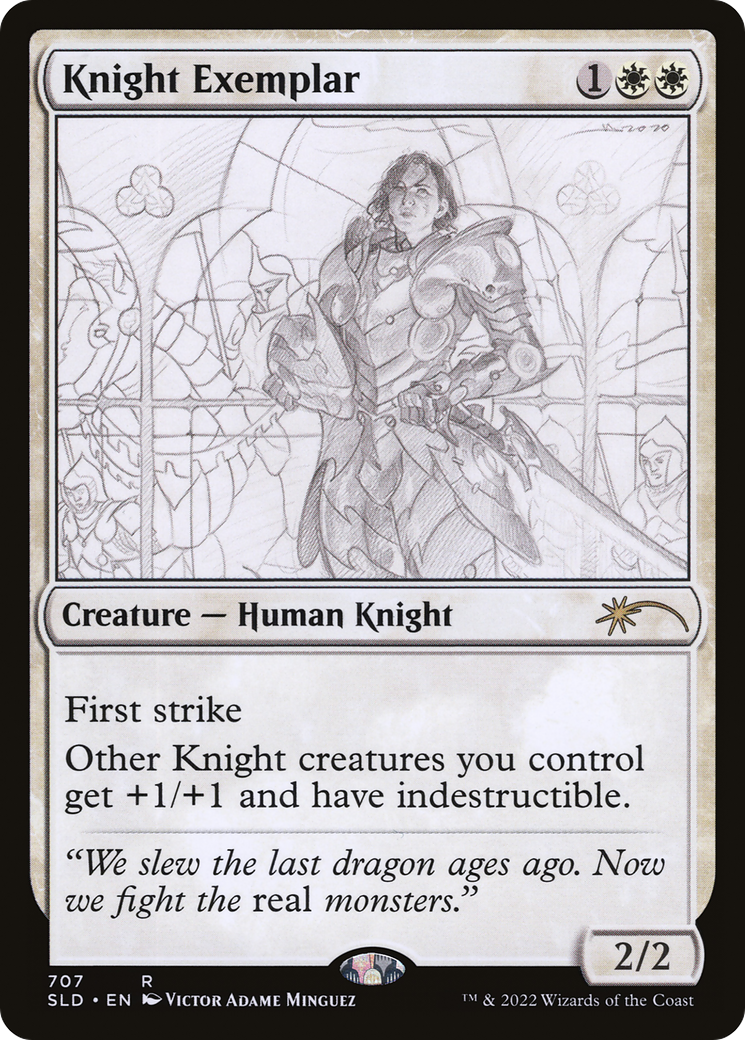 Knight Exemplar (707) [Secret Lair Drop Series]-1
