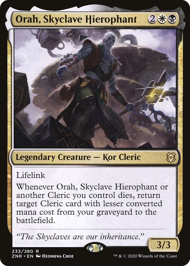 Orah, Skyclave Hierophant [Zendikar Rising]-1