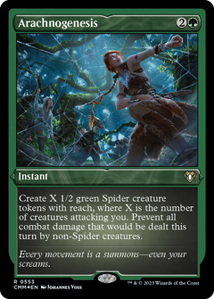 Arachnogenesis (Foil Etched) [Commander Masters]-1