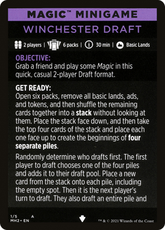 Winchester Draft // Winchester Draft (cont'd) (MMH2-001) - Modern Horizons 2 Minigames-1