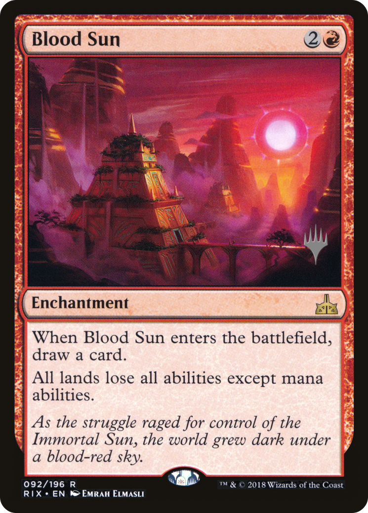 Blood Sun (Promo Pack) [Rivals of Ixalan Promos]-1