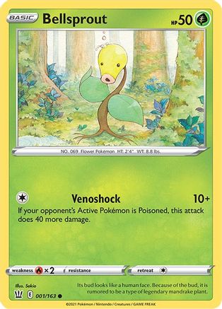 Bellsprout (001/163) [Sword & Shield: Battle Styles]-1