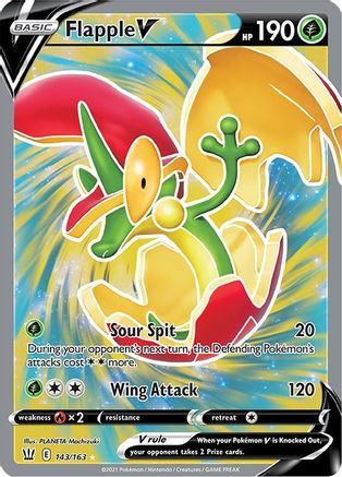 Flapple V (143/163) [Sword & Shield: Battle Styles]-1